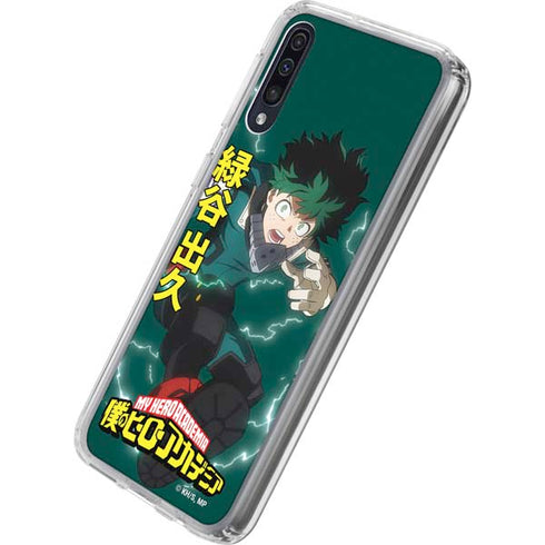My Hero Academia Deku Season 4 Galaxy A50 Clear Case
